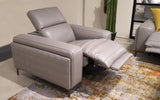 Recliner Armchair | Italian Leather | Lavandula Modern Motion Reclining Sofa Set | Mofit Home Furniture