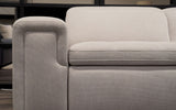Extra wide armrest | Fabric | Freesia Modern Motion Reclining Sectional | Mofit Home Furniture