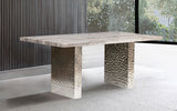 Honeysuckle Travertine Rectangle Dining Table