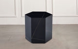 Belladonna Hexagonal Sintered Stone Side Table