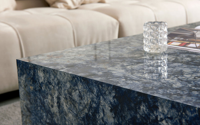 Evander Sintered Stone Square Coffee Table