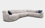 Garofani Modern Motion Sectional Sofa with Chaise