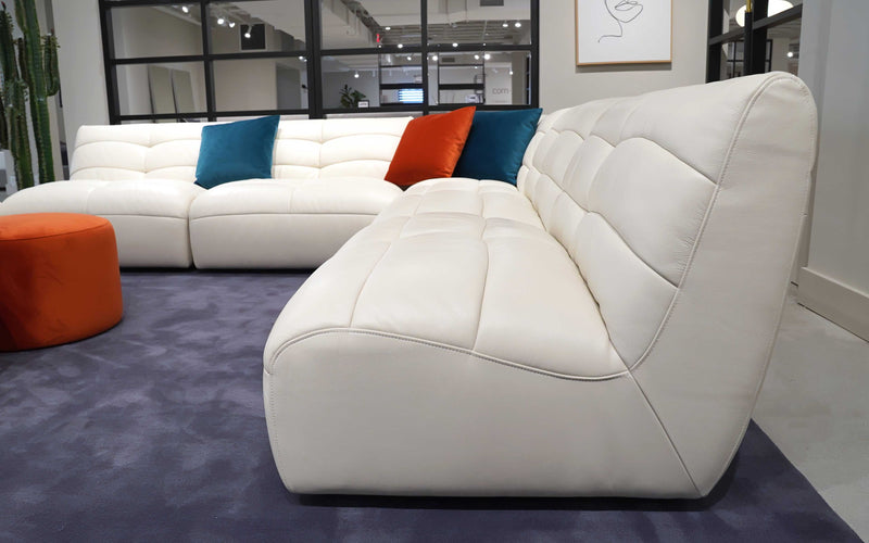 High quality handcrafted  sectional  | Italian Leather | Corus Modern Motion Sectional Sofa | Mofit Home Furniture