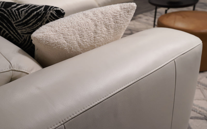 Rosabella Modern Leather Reclining Sectional