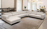 Papaveri Modern Motion Sectional Sofa with Chaise