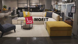 Dente di Leone Modular Modern Fabric Sectional Sofa